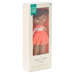 Hallmark Little World Changers™ And Kind Culture Co. The Doll Kind Dark Skin Girl, 12" -Hot Sale Hallmark Store Little World Changers Dark Skin Girl Doll With Tokens 1KID2086 06