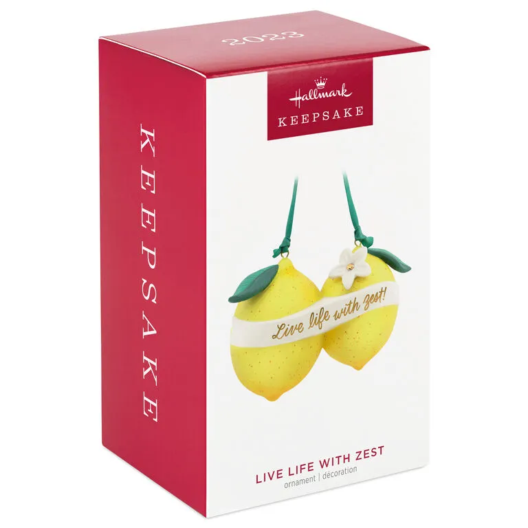 Hallmark Live Life With Zest! Porcelain Ornament 4 Hallmark Live Life With Zest! Porcelain Ornament - Image 4