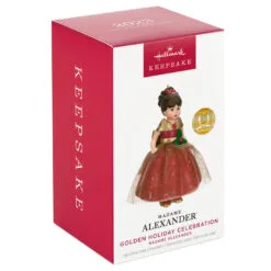 Hallmark Madame Alexander Golden Holiday Celebration Ornament -Hot Sale Hallmark Store Madame Alexander Doll Keepsake Ornament 1899QXR8087 04