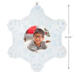 Hallmark Magic Sparkling Snowflake Photo Personalized Ornament With Light -Hot Sale Hallmark Store Magic Sparkling Snowflake Photo Keepsake Personalized Ornament With Light 2999QHE2010B3 03