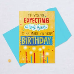 Hallmark 16" Make A Fuss Cake Pop-Up Jumbo Birthday Card -Hot Sale Hallmark Store Make a Fuss Cake Jumbo Birthday Card 1499CBG1008 06