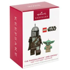 Hallmark The Mandalorian™ And Grogu™ LEGO® Star Wars™ Minifigure Ornaments, Set Of 2 -Hot Sale Hallmark Store Mandalorian Grogu LEGO Minifig Keepsake Ornaments 2499QXI7079 04