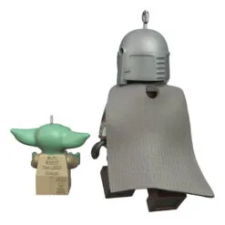 Hallmark The Mandalorian™ And Grogu™ LEGO® Star Wars™ Minifigure Ornaments, Set Of 2 -Hot Sale Hallmark Store Mandalorian Grogu LEGO Minifig Keepsake Ornaments 2499QXI7079 06