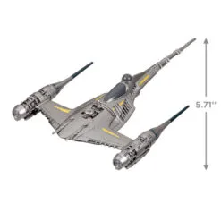 Hallmark Star Wars: The Mandalorian™ The Mandalorian's N-1 Starfighter™ Ornament -Hot Sale Hallmark Store Mandalorian Starfighter Keepsake Ornament 2999QXI7119 03