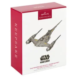 Hallmark Star Wars: The Mandalorian™ The Mandalorian's N-1 Starfighter™ Ornament -Hot Sale Hallmark Store Mandalorian Starfighter Keepsake Ornament 2999QXI7119 04