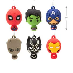 Mini Marvel Super Heroes Shatterproof Hallmark Ornaments, Set Of 6 -Hot Sale Hallmark Store Marvel Super Heroes Miniature Christmas Ornaments Set of 6 2HCM9228 03
