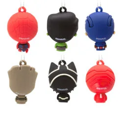 Mini Marvel Super Heroes Shatterproof Hallmark Ornaments, Set Of 6 -Hot Sale Hallmark Store Marvel Super Heroes Miniature Christmas Ornaments Set of 6 2HCM9228 06