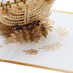 Hallmark Season Full Of Light 3D Pop-Up Hanukkah Card -Hot Sale Hallmark Store Menorah 3D PopUp Hanukkah Card 5XXH1003 04