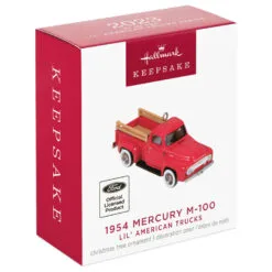 Hallmark Mini Lil' American Trucks 1954 Mercury M-100 2023 Metal Ornament, 0.75" 10 Hallmark Mini Lil' American Trucks 1954 Mercury M-100 2023 Metal Ornament, 0.75" -Hot Sale Hallmark Store Mercury M100 Truck Keepsake Ornament 1299QXM9159 04