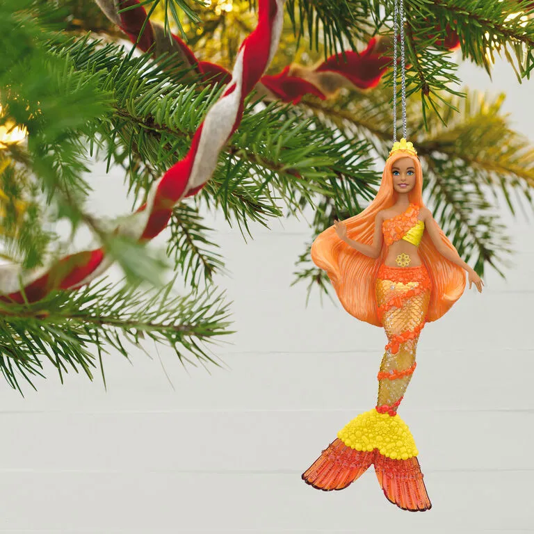 Hallmark Barbie™ Mermaid Ornament With Light 2 Hallmark Barbie™ Mermaid Ornament With Light - Image 2