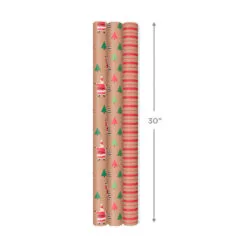 Hallmark Merry Kraft Prints 3-Pack Christmas Wrapping Paper, 90 Sq. Ft. 11 Hallmark Merry Kraft Prints 3-Pack Christmas Wrapping Paper, 90 Sq. Ft. -Hot Sale Hallmark Store Merry Kraft Prints 3Pack Christmas Wrapping Paper 5JXW1050 04