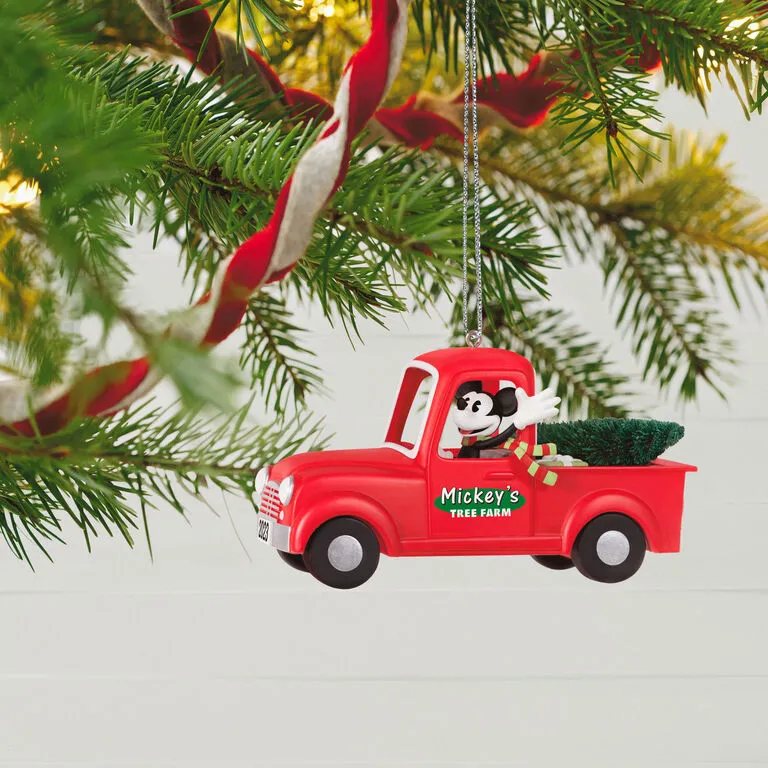 Hallmark Disney Mickey Mouse Mickey's Tree Farm 2023 Ornament 2 Hallmark Disney Mickey Mouse Mickey's Tree Farm 2023 Ornament - Image 2