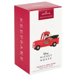 Hallmark Disney Mickey Mouse Mickey's Tree Farm 2023 Ornament 9 Hallmark Disney Mickey Mouse Mickey's Tree Farm 2023 Ornament -Hot Sale Hallmark Store Mickey Christmas Tree Truck Keepsake Ornament 1999QXD6677 04