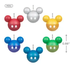 Hallmark Mini Disney Mickey Mouse Ornaments, Set Of 6 9 Hallmark Mini Disney Mickey Mouse Ornaments, Set Of 6 -Hot Sale Hallmark Store Mickey Ears Balls Keepsake Ornaments 1599QSB6217 03