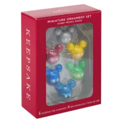 Hallmark Mini Disney Mickey Mouse Ornaments, Set Of 6 10 Hallmark Mini Disney Mickey Mouse Ornaments, Set Of 6 -Hot Sale Hallmark Store Mickey Ears Balls Keepsake Ornaments 1599QSB6217 04