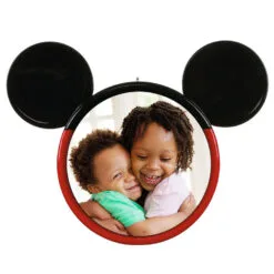 Hallmark Disney Mickey Mouse Ears Silhouette Personalized Photo Ornament