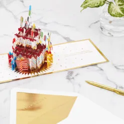 Hallmark Disney Mickey Mouse Cake 3D Pop-Up Birthday Card -Hot Sale Hallmark Store Mickey Mouse and Pluto Cake 3D PopUp Birthday Card 1499LAD2724 06