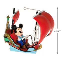 Hallmark Disney Peter Pan's Flight Off To Never Land! Ornament -Hot Sale Hallmark Store Mickey Peter Pan Pirate Ship Keepsake Ornament 2199QXD6569 03