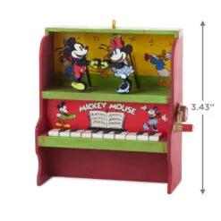 Hallmark Disney Mickey And Minnie Let's Dance! Musical Ornament With Motion 8 Hallmark Disney Mickey And Minnie Let's Dance! Musical Ornament With Motion -Hot Sale Hallmark Store Mickey and Minnie Piano Keepsake Ornament 2699QXD6717 03