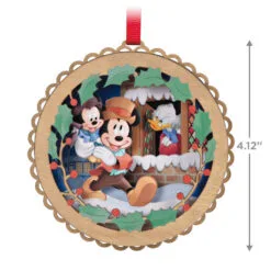 Hallmark Disney Mickey's Christmas Carol 40th Anniversary Papercraft Ornament -Hot Sale Hallmark Store Mickeys Christmas Carol Characters Keepsake Ornament 1999QXD6669 03