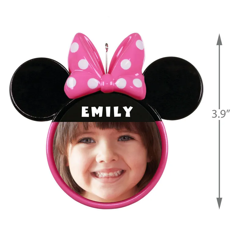 Hallmark Disney Minnie Mouse Ears Silhouette Text And Photo Personalized Ornament 3 Hallmark Disney Minnie Mouse Ears Silhouette Text And Photo Personalized Ornament - Image 3