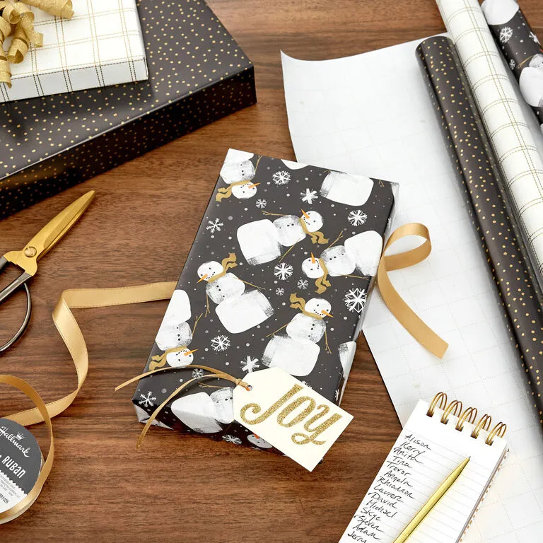 Hallmark Modern Holiday 3-Pack Wrapping Paper Assortment, 120 Sq. Ft. 2 Hallmark Modern Holiday 3-Pack Wrapping Paper Assortment, 120 Sq. Ft. - Image 2