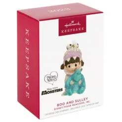 Hallmark Disney/Pixar Precious Moments Monsters, Inc. Boo And Sulley Porcelain Ornament -Hot Sale Hallmark Store Monsters Inc. Boo and Sulley Keepsake Ornament 3999QXD6629 04