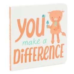 Hallmark MopTops Highland Cow Stuffed Animal With You Make A Difference Board Book -Hot Sale Hallmark Store MopTops Plush Cow Stuffed Animal Board Book 1KID1537 04