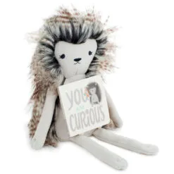 Hallmark MopTops Porcupine Stuffed Animal With You Are Curious Board Book