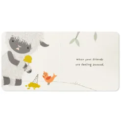 Hallmark MopTops Highland Sheep Stuffed Animal With You Are Kind Board Book 11 Hallmark MopTops Highland Sheep Stuffed Animal With You Are Kind Board Book -Hot Sale Hallmark Store MopTops Plush Sheep Stuffed Animal Board Book 1KID1535 06