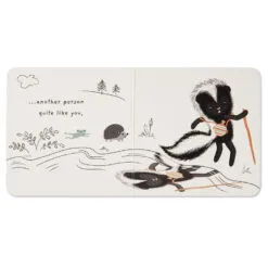 Hallmark MopTops Skunk Stuffed Animal With You Are Unique Board Book -Hot Sale Hallmark Store MopTops Plush Skunk Stuffed Animal and Board Book 1KID2082 06