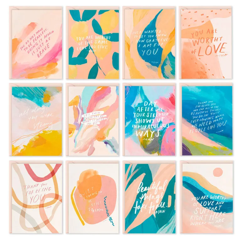Hallmark Morgan Harper Nichols Booklet Of Assorted Blank Note Cards, Pack Of 12 2 Hallmark Morgan Harper Nichols Booklet Of Assorted Blank Note Cards, Pack Of 12 - Image 2