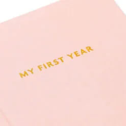 Hallmark My First Year Baby Book For Girl -Hot Sale Hallmark Store My First Year Pink Baby Book for Girl 1BBA4136 05