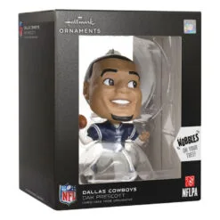 NFL Dallas Cowboys Dak Prescott Bouncing Buddy Hallmark Ornament -Hot Sale Hallmark Store NFL Dallas Cowboys Dak Prescott Bouncing Buddy Christmas Ornament 1OSL1563 04
