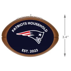 Hallmark NFL Football New England Patriots Text Personalized Ornament -Hot Sale Hallmark Store NFL Football New England Patriots Text Personalized Ornament 2499QHE1985B8 03