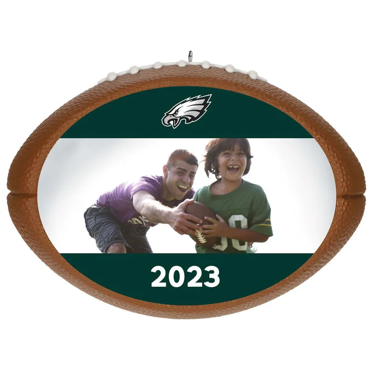 Hallmark NFL Football Philadelphia Eagles Text And Photo Personalized Ornament 1 Hallmark NFL Football Philadelphia Eagles Text And Photo Personalized Ornament