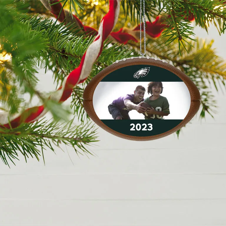 Hallmark NFL Football Philadelphia Eagles Text And Photo Personalized Ornament 2 Hallmark NFL Football Philadelphia Eagles Text And Photo Personalized Ornament - Image 2