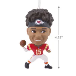 NFL Kansas City Chiefs Patrick Mahomes II Bouncing Buddy Hallmark Ornament -Hot Sale Hallmark Store NFL Kansas City Chiefs Patrick Mahomes II Bouncing Buddy Christmas Ornament 1OSL1562 03