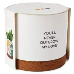 Hallmark Never Outgrow My Love Planter Handprint Kit -Hot Sale Hallmark Store Never Outgrow My Love Planter With Paints 1BBY4851 03