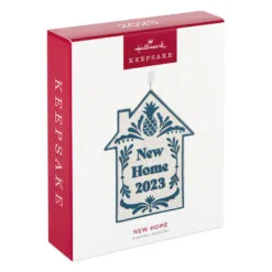 Hallmark New Home 2023 Porcelain Ornament -Hot Sale Hallmark Store New Home Blue and White House Keepsake Ornament 1799QHX3039 04