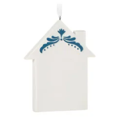 Hallmark New Home 2023 Porcelain Ornament -Hot Sale Hallmark Store New Home Blue and White House Keepsake Ornament 1799QHX3039 06