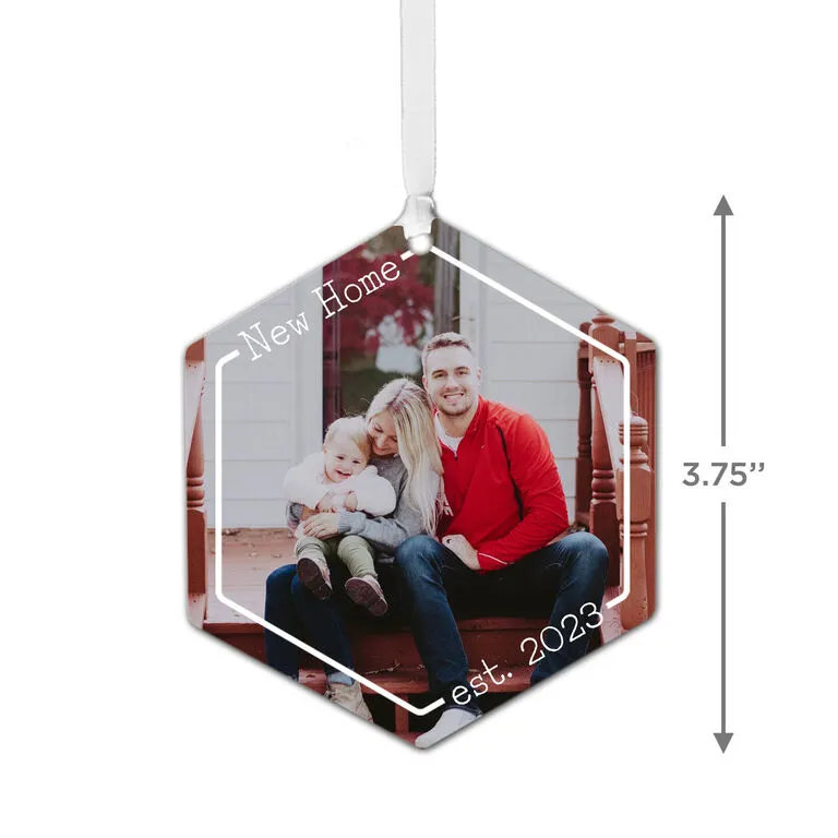 Hallmark New Home Personalized Text And Photo Metal Ornament 3 Hallmark New Home Personalized Text And Photo Metal Ornament - Image 3