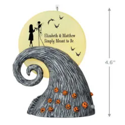 Hallmark Disney Tim Burton’s The Nightmare Before Christmas Jack And Sally Personalized Ornament With Light -Hot Sale Hallmark Store Nightmare Before Christmas Christmas Jack and Sally Personalized Keepsake Ornament With Light 2999QHE2113B1 03