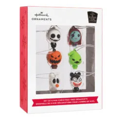 Mini Disney Tim Burton's The Nightmare Before Christmas Shatterproof Hallmark Ornaments, Set Of 6 -Hot Sale Hallmark Store Nightmare Before Christmas Christmas Ornaments 3HCM2372 04