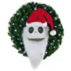 Hallmark Disney Tim Burton's The Nightmare Before Christmas Jack Skellington Wreath With Light, Sound And Motion, 24"
