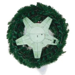 Hallmark Disney Tim Burton's The Nightmare Before Christmas Jack Skellington Wreath With Light, Sound And Motion, 24" -Hot Sale Hallmark Store Nightmare Before Christmas Jack Skellington Talking Wreath 1QFM3343 06