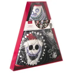 Hallmark Disney Tim Burton's The Nightmare Before Christmas Halloween Town Christmas Tree Skirt, 48" -Hot Sale Hallmark Store Nightmare Before Christmas Keepsake Tree Skirt 7999QFM3939 04