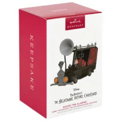 Hallmark Disney Tim Burton's The Nightmare Before Christmas Sound The Alarms! Ornament With Sound -Hot Sale Hallmark Store Nightmare Before Christmas Mayors Car Keepsake Ornament 2699QXD6649 04