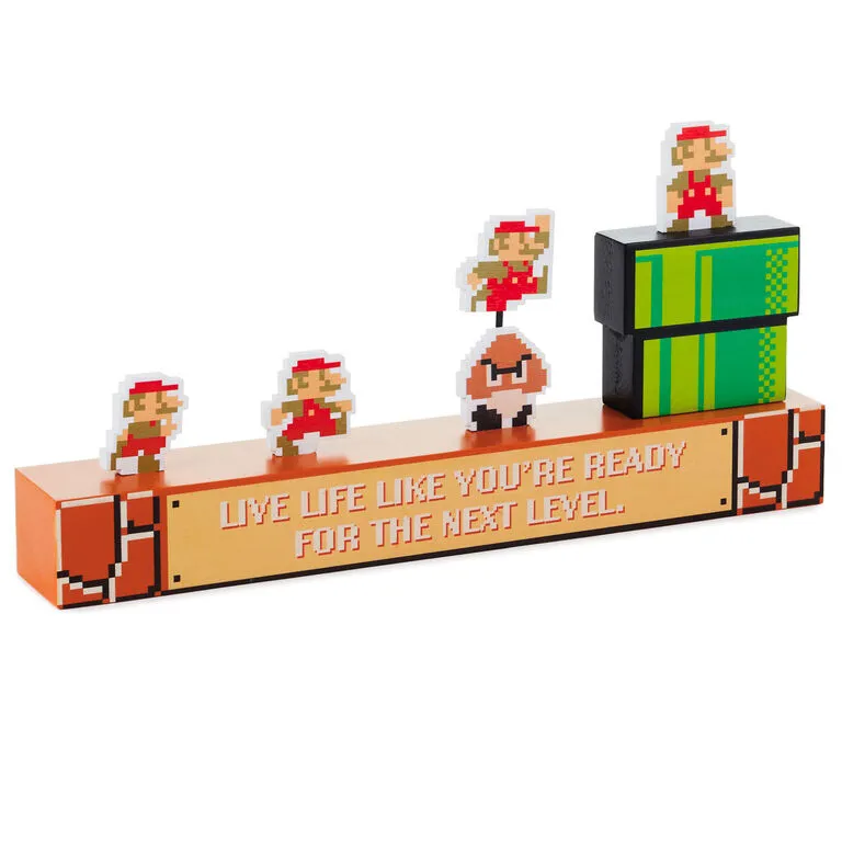 Hallmark Nintendo Super Mario Bros.® Next Level Quote Figurine 1 Hallmark Nintendo Super Mario Bros.® Next Level Quote Figurine