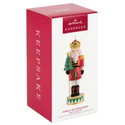 Hallmark Noble Nutcrackers Special Edition Porcelain Ornament -Hot Sale Hallmark Store Nutcracker With Tree Keepsake Ornament 3499QGO2979 04
